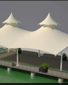 Tensile Sheds - Car Parking Sheds - Fiber Shades - Swimming Pool Sheds