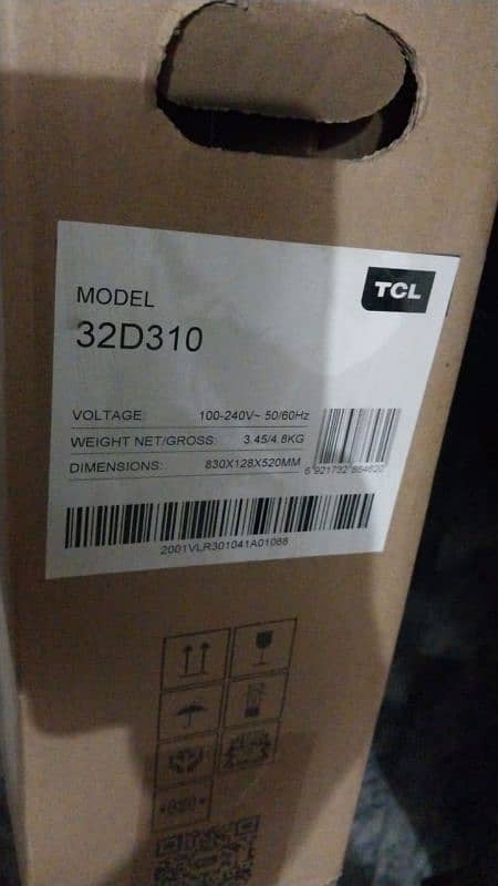 TCL LED Original 32 Inch D3210 model original 3