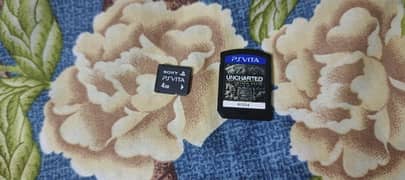 ps Vita game and card uncharted golden abyss