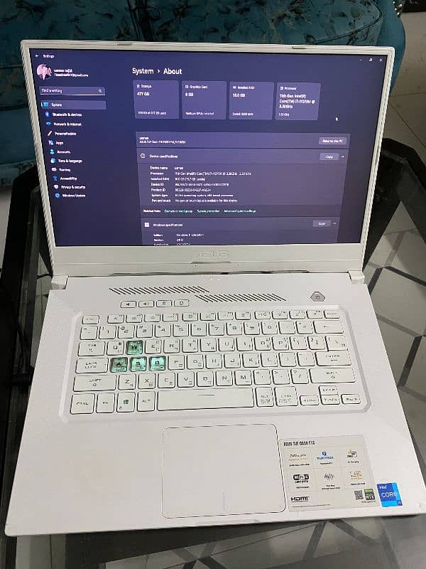 Asus tuf dash f15 (special edition) 1