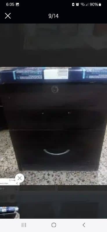 queen bed and side table for sale 3