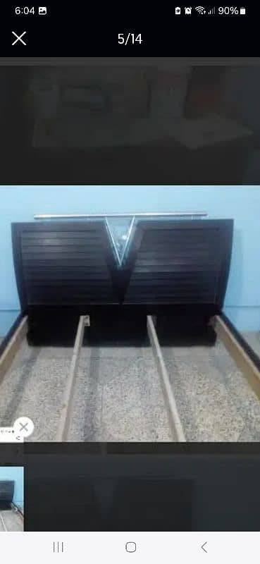 queen bed and side table for sale 5