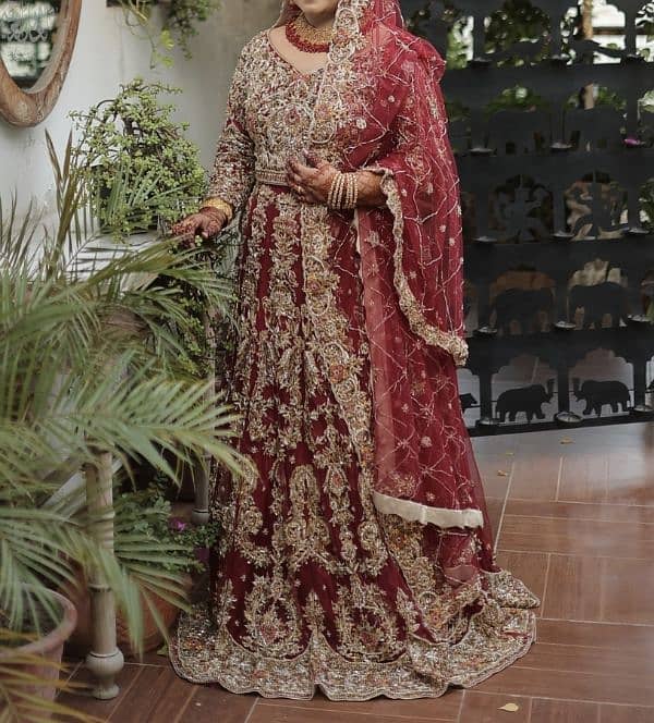 Barat Lehanga Bridal Lehnga For Sale Heavy Work on Net 3