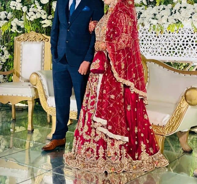 Barat Lehanga Bridal Lehnga For Sale Heavy Work on Net 11