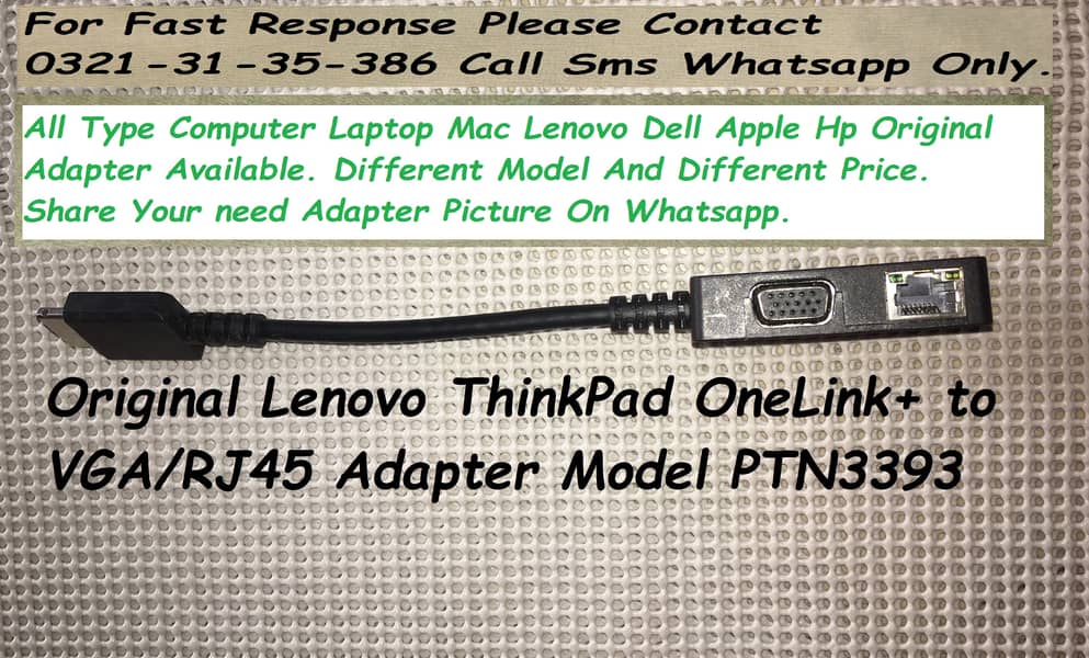 computer laptop dell hp lenovo apple original adapter available 18
