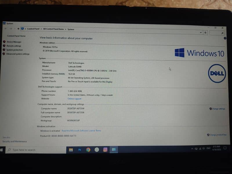 LAPTOP FOR GAMING/EDITING WITH GRAPHICS CARD 16GB RAM,ph :03314573322 5