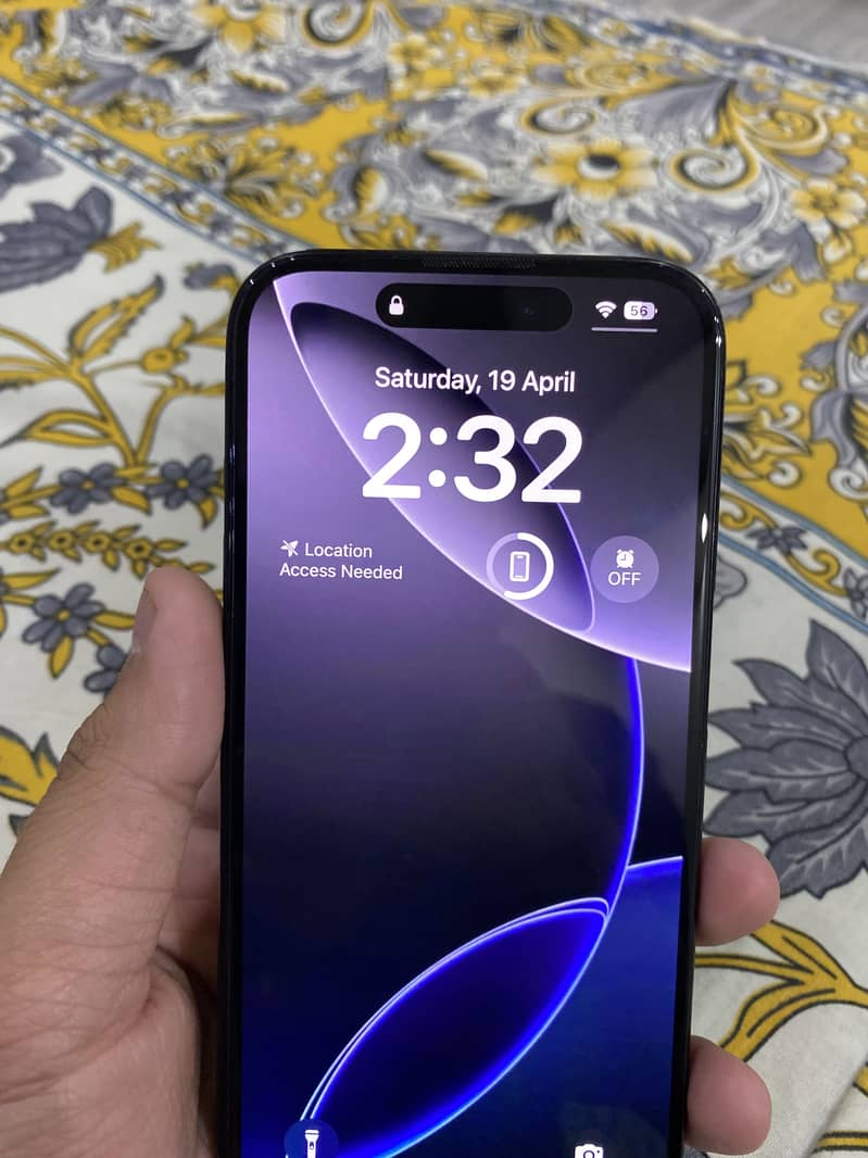 I phone 15 pro (jv) 128 gb blue colour 0