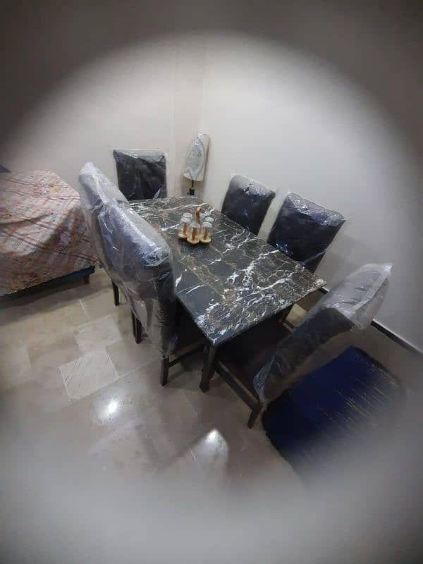 dinning table with 6 chairs 2
