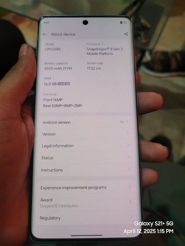 OnePlus 12r 16/512 2