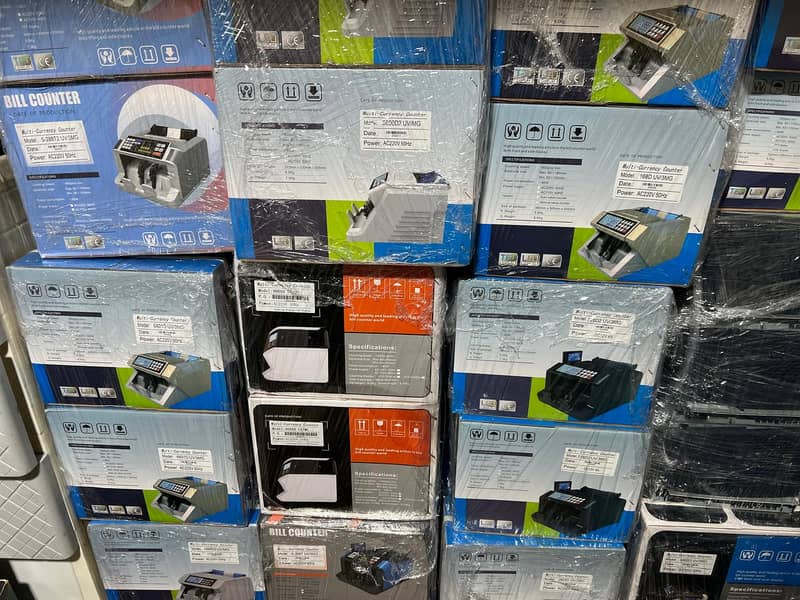 Cash Counting Machine Mix note with 101% fake Detection Bill Counter 8