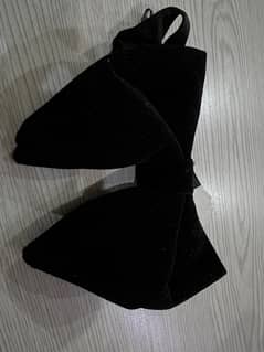 Velvet groom bow tie premium