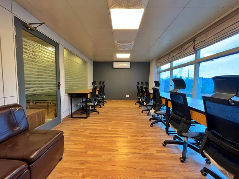For Rent DHA Phase 3, XX Block Furnished Office 1 Floor Demand 4 Lakh 8