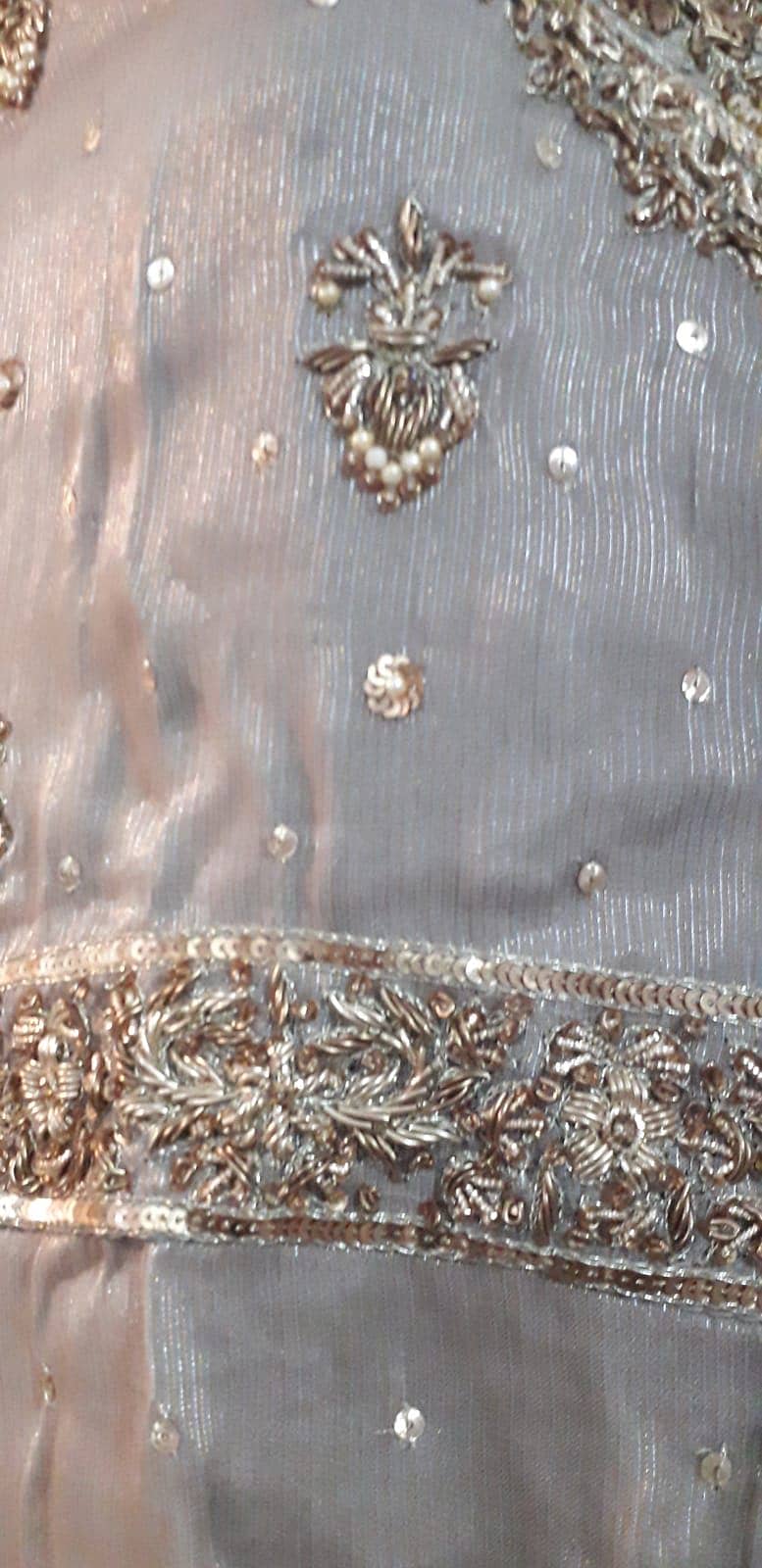 Semi formal sharara set 3 piece 4