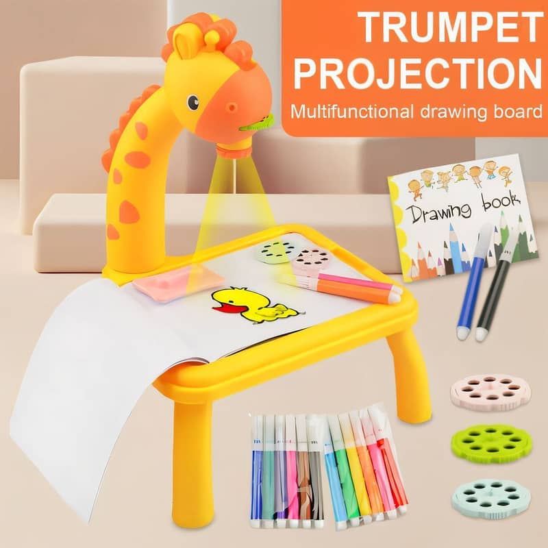 Girrafe small size art Drawing board LED projector 1