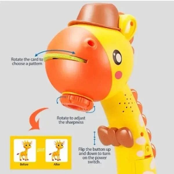 Girrafe small size art Drawing board LED projector 4