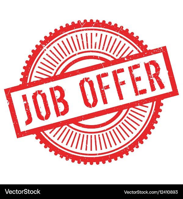 we need Male and female staff for indoor office work. 0