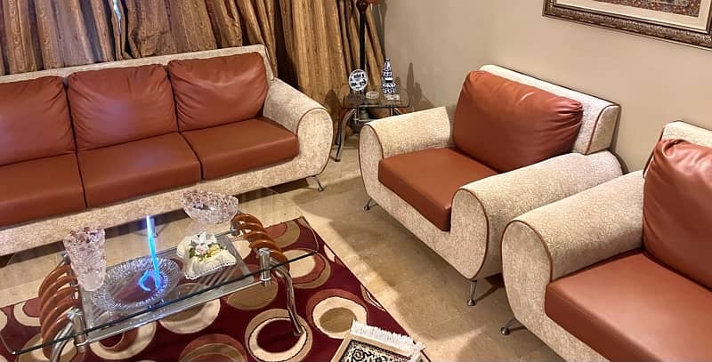 5 seater modern style sofa set 0