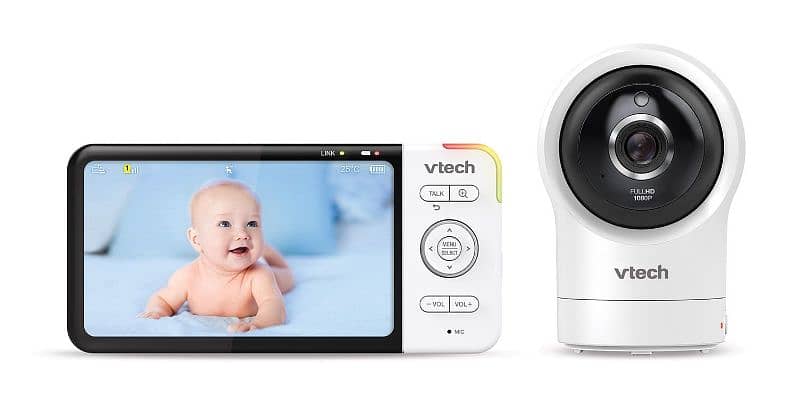 VTech Baby Monitor Camera 5 Inch Smart Wi-Fi 1080p Pan & Tilt Monitor 0