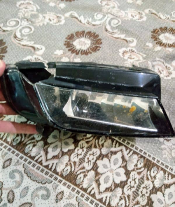 Audi A4 Front Bumper Halogen Right Passenger side Fog Light (Damaged) 0