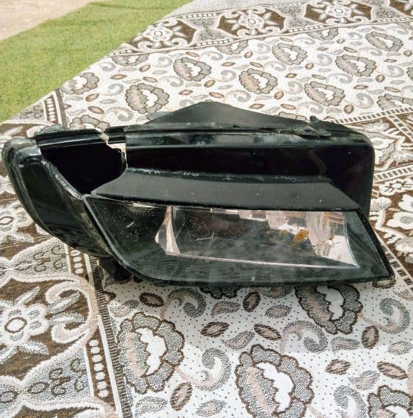 Audi A4 Front Bumper Halogen Right Passenger side Fog Light (Damaged) 1