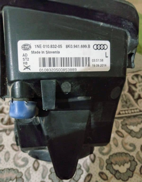 Audi A4 Front Bumper Halogen Right Passenger side Fog Light (Damaged) 3