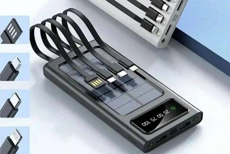 Solar power bank 1000 mAh for android,Apple type C 4