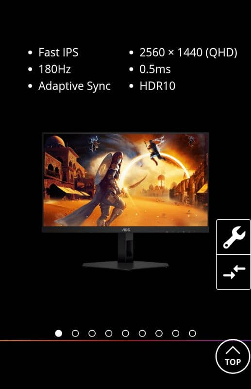 A0c  180 Hz Gaming Monitor | Box Packed -(new) 3