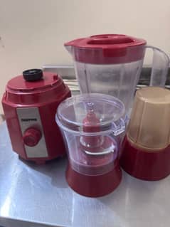 Geepas 4-in-1 Blender, Grinder & Chopper – Excellent Condition