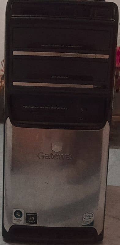 Gateway cpu intel Core 2 duo graphics by NVIDIA 3