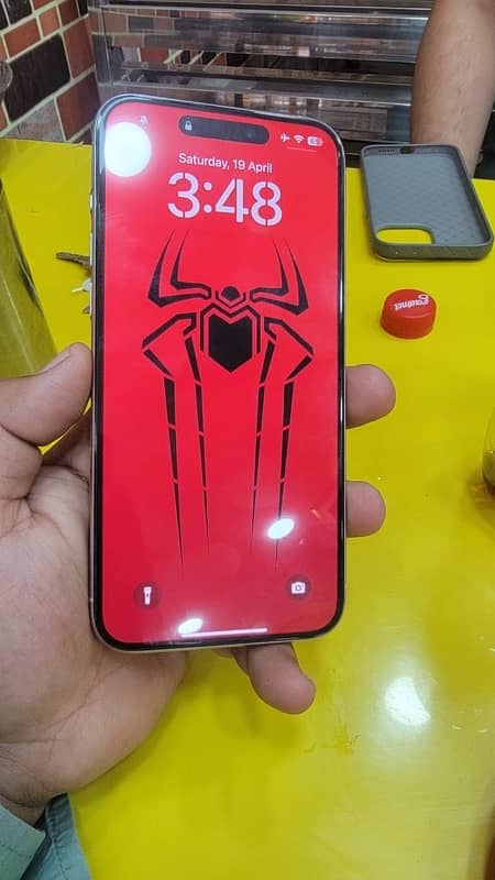 Iphone 15 pro max with box 3