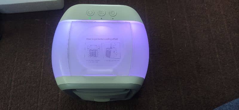 Rechargeable Mini Air-cooler+ Dehumidifier 6