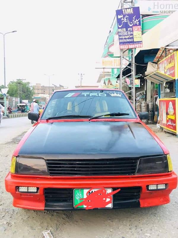 Daihatsu Charade 1986 exchange possible only for Cultus or cuore 1