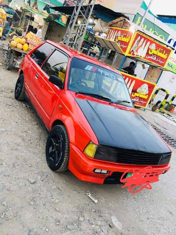 Daihatsu Charade 1986 exchange possible only for Cultus or cuore 2