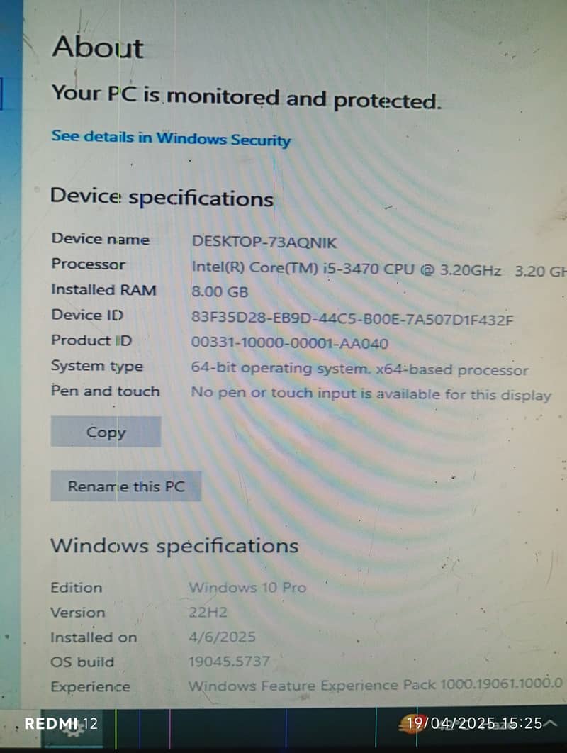 Computer full set sale 8 GB ram 1 GB graphics 3