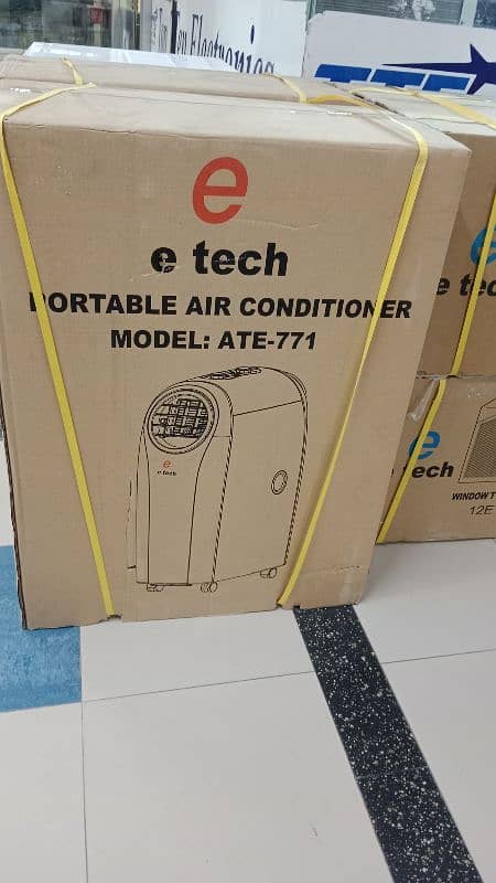 E-Tech portable Ac Heat & cool New Box pack 1