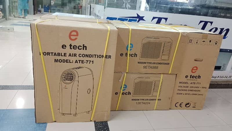 E-Tech portable Ac Heat & cool New Box pack 2