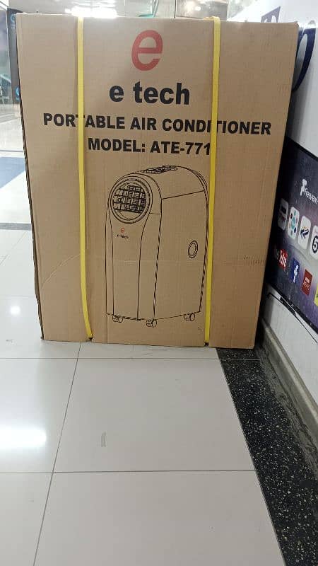 E-Tech portable Ac Heat & cool New Box pack 3
