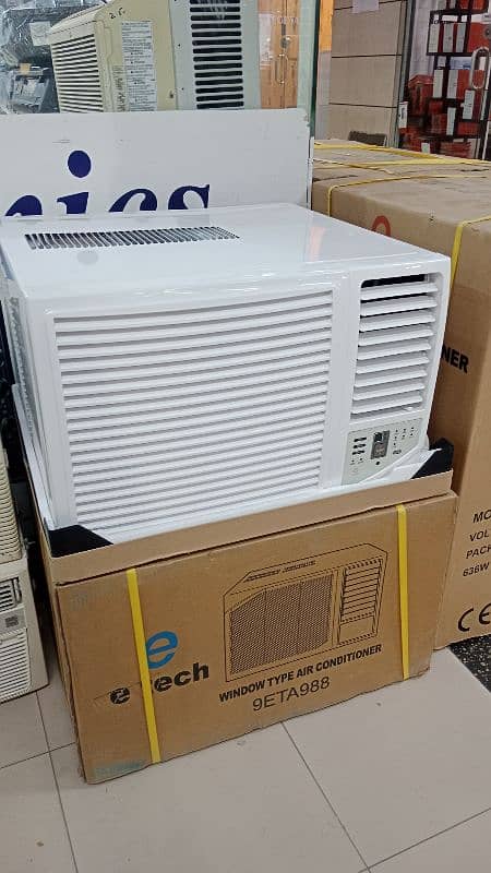 E-Tech portable Ac Heat & cool New Box pack 4