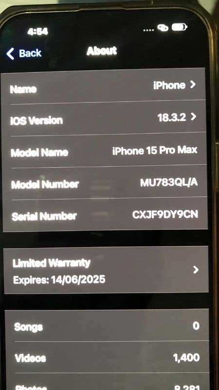 iPhone 15 pro max non pta (FU) 5