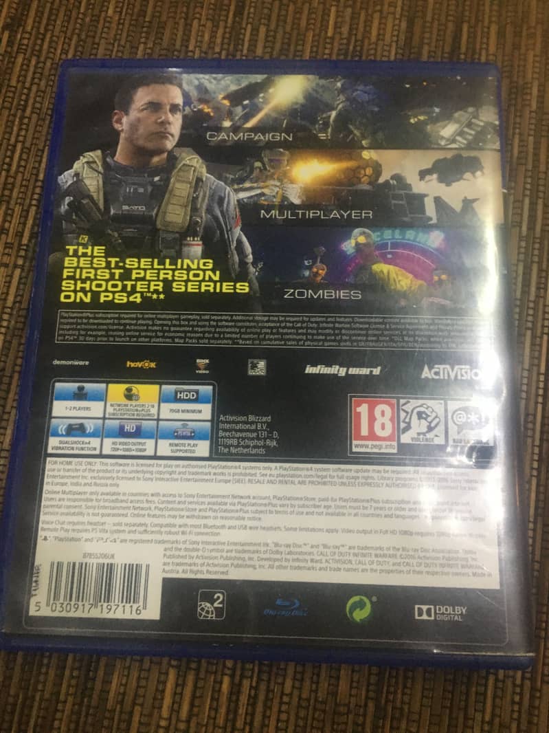 Call of duty infinite warfare cd 1