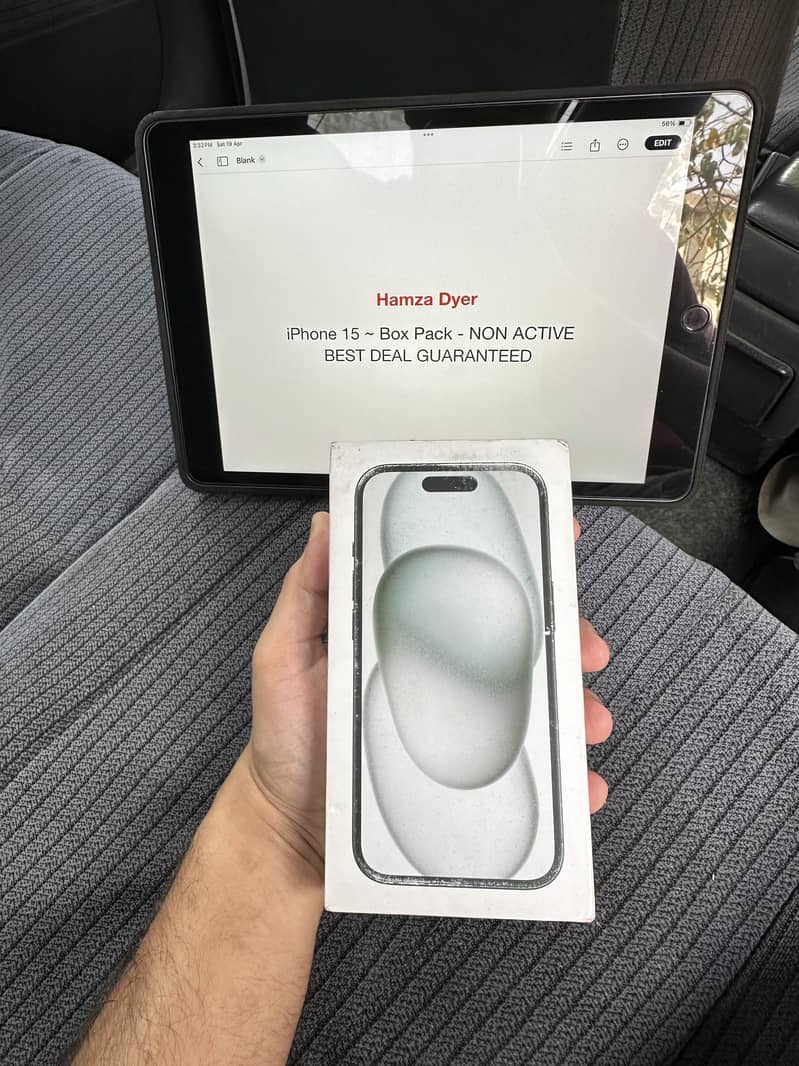 iPhone 15 Factory Unlocked (Box Pack) - Non Active 0