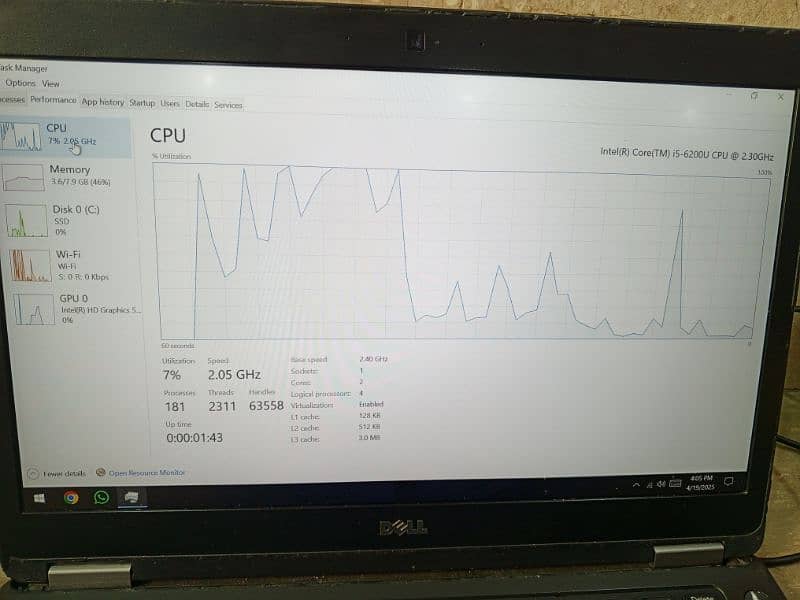 Dell core i5-6gen 8Gb DDR4 ram 512 NVMe windows 10 pro 1