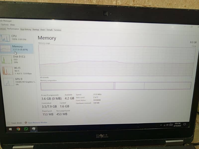 Dell core i5-6gen 8Gb DDR4 ram 512 NVMe windows 10 pro 2