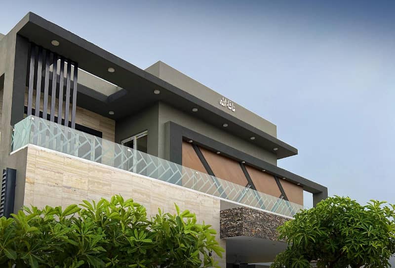Dha 24 Marla designer house double unit hot location 5 beds 0
