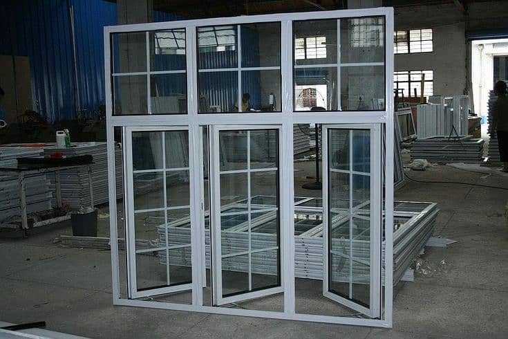 Aluminium window/window/upvc window/door/double glaze windows 8