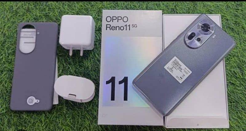 oppo reno 11 5g  10/10 condition one hand use 4 month warranty left 1