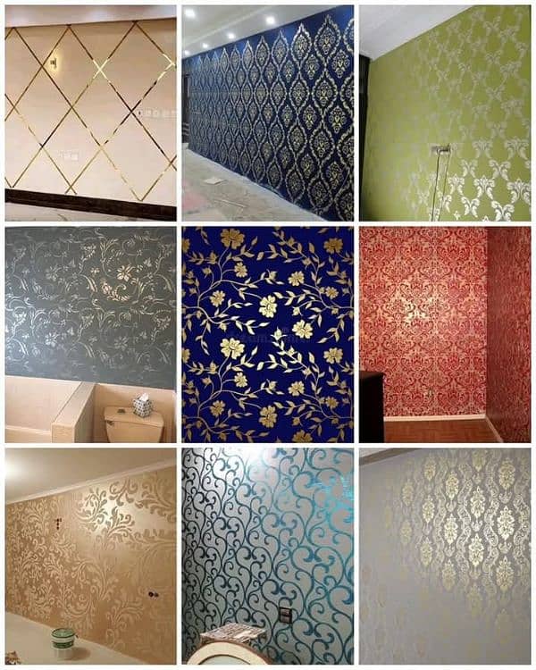 wallpaper wpvc panel artificial grass and window blinds 03147093270 0