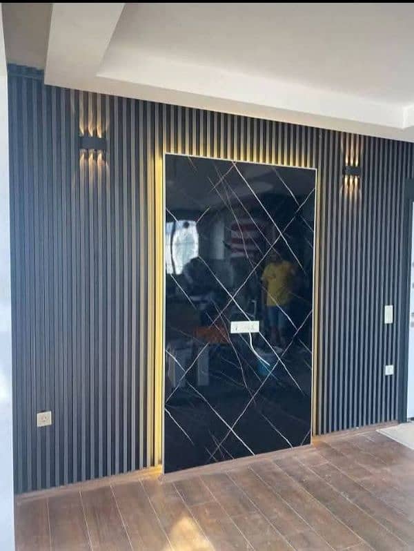 wallpaper wpvc panel artificial grass and window blinds 03147093270 3