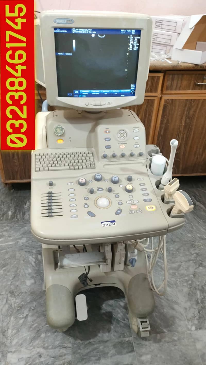 Ge logic 5 pro American colour Doppler ultrasound machine 0