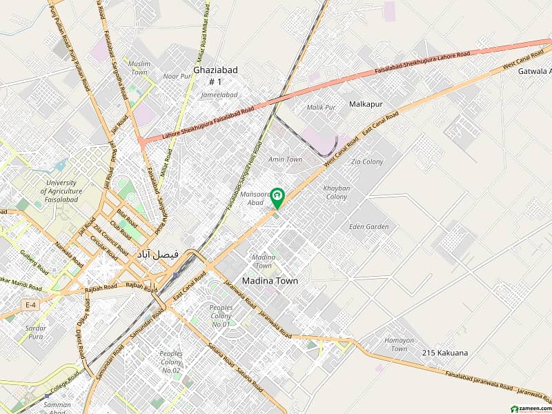 5 Marla Plot On 4 Years Installments In Din Gardens Faisalabad 0